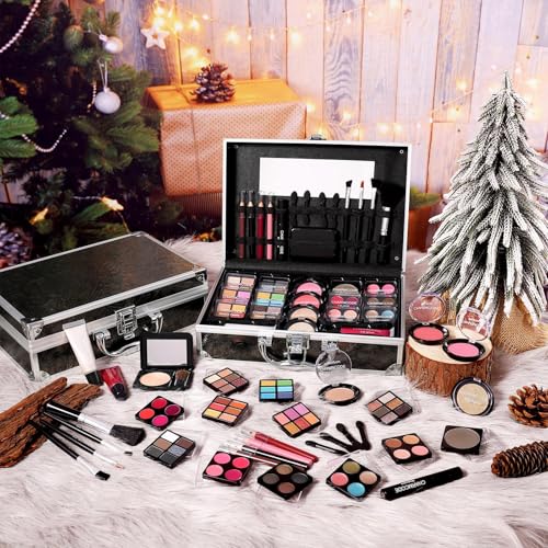 Complete Beauty Train Case with Makeup Kit