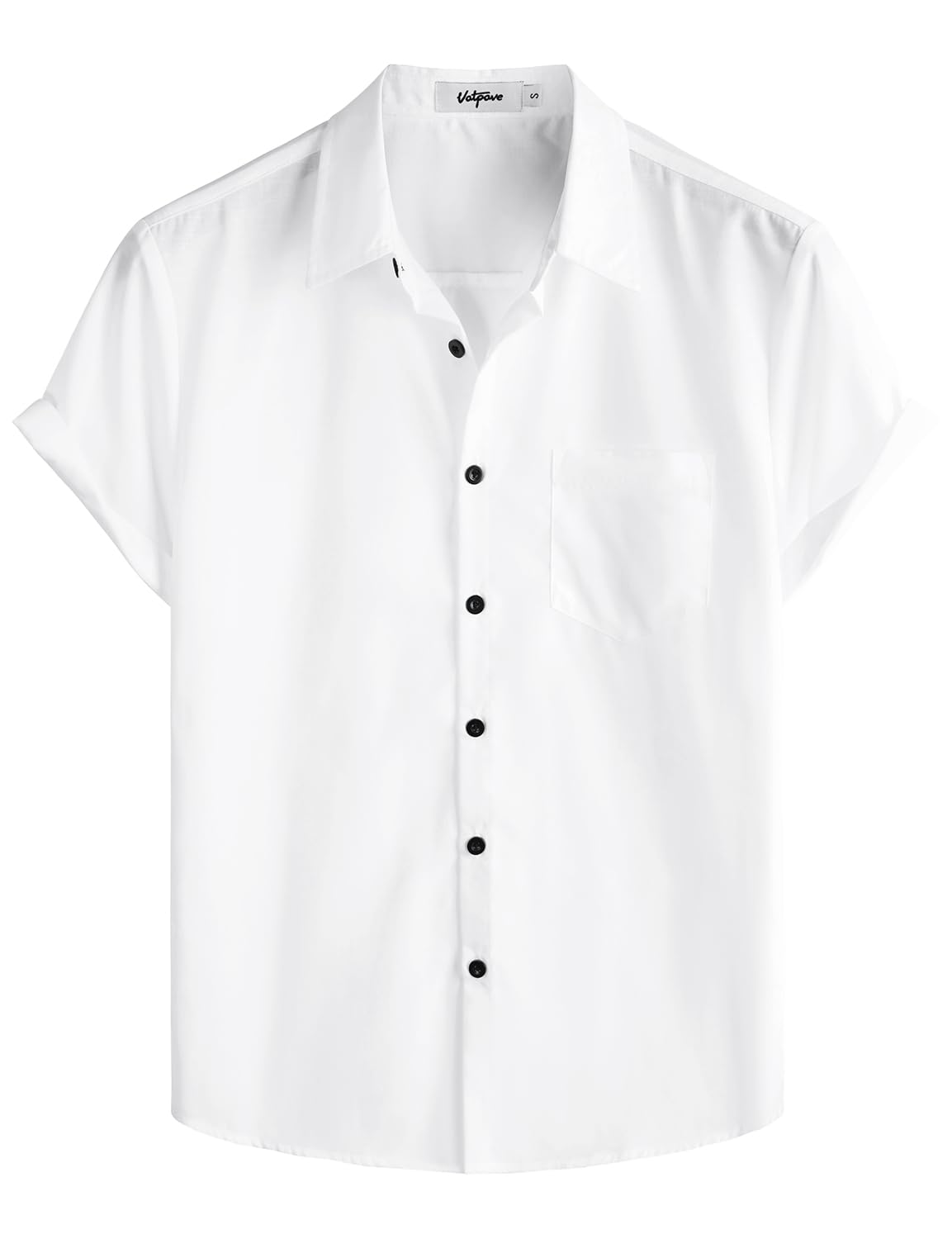 VATPAVE Mens Striped Summer Shirts Casual Button Down Short Sleeve Beach Stylish Untucked Hawaiian Shirts