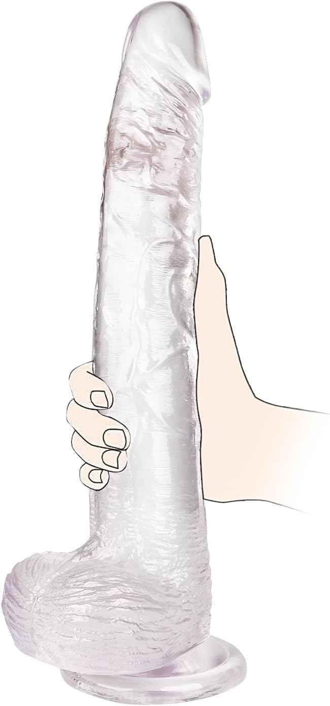 Veatrylove Lifelike TPE Dildo 11.61 Inch with Suction Cup