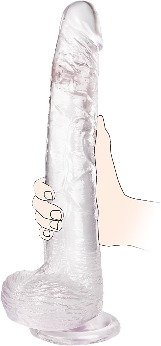 Veatrylove Lifelike TPE Dildo 11.61 Inch with Suction Cup