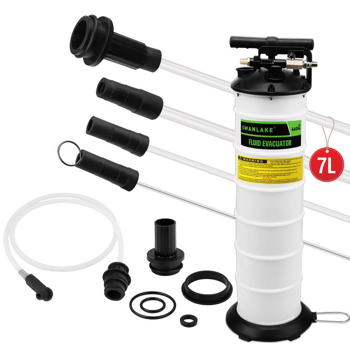 SWANLAKE GARDEN TOOLS Fluid Extractor, Extraction&Fill Pump,Fluid Syringe Pump Manual Suction Vacuum Fuel Car Transfer