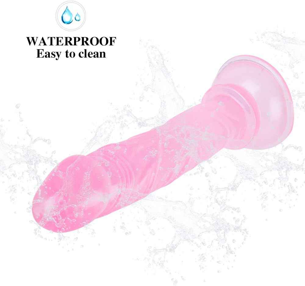 MenKouTA Realistic Dildo with Suction Cup Pink