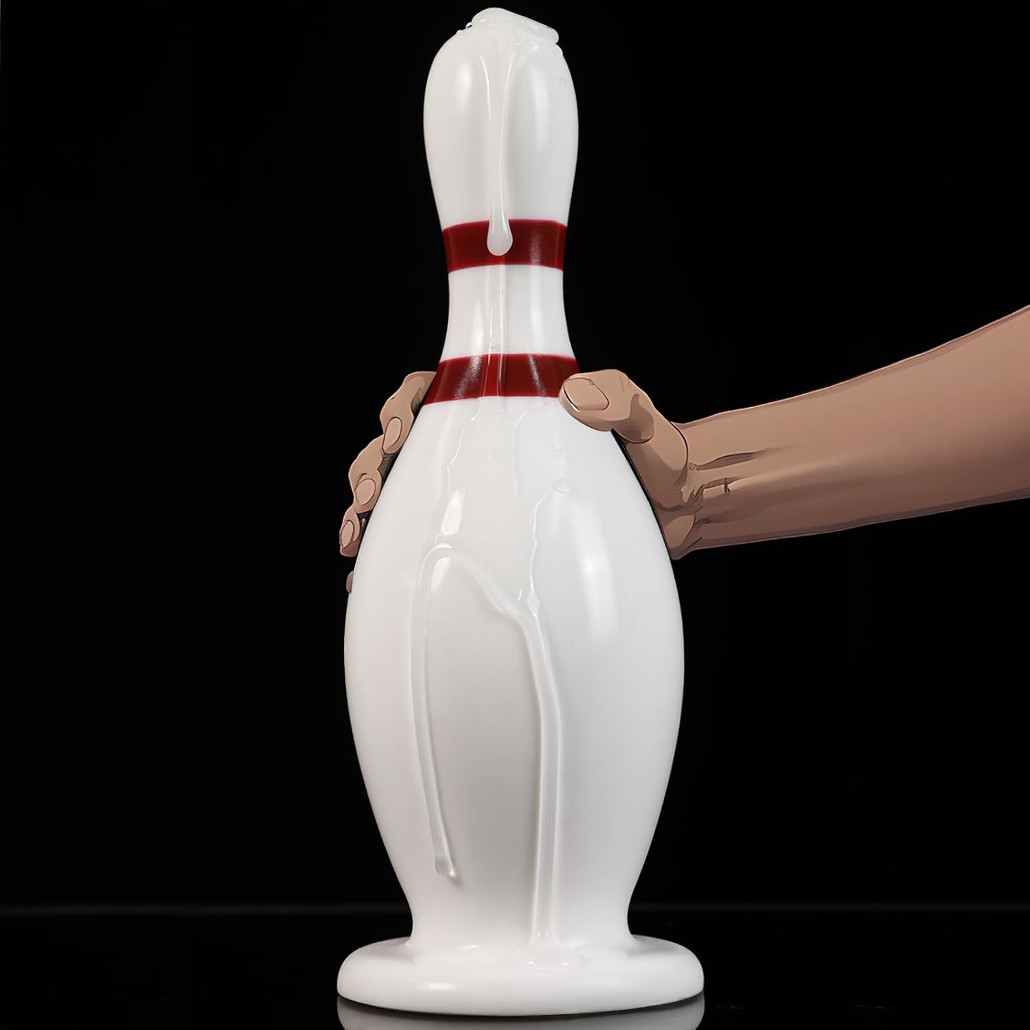 KISSAZ 13 Inch Dual Density Silicone Huge Anal Plug