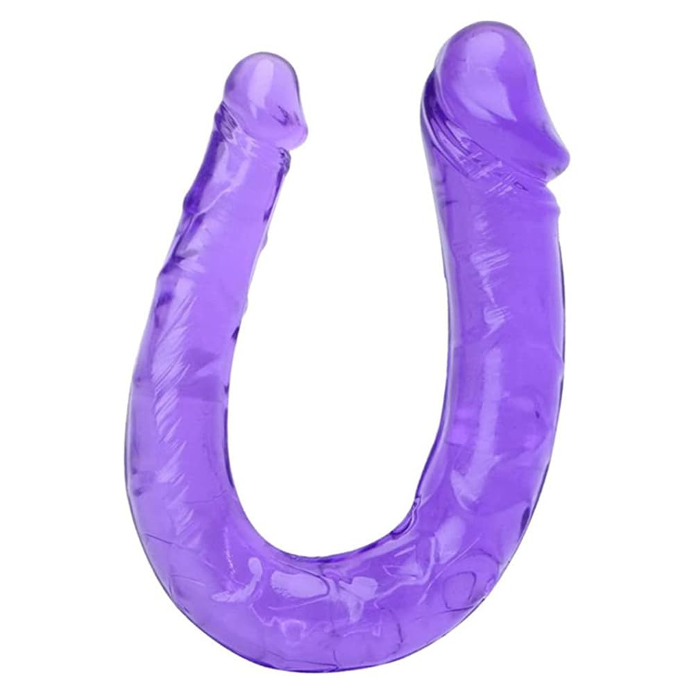 Lifelike Dildo Double Dong Big Penis for Women, G-spot Stimulation Realistic Dildo Double Side 2 Head Dildo, Adult Sex Toy for Anal Vaginal Play Anus Stimulator for Women Lesbian Gay Man Couples