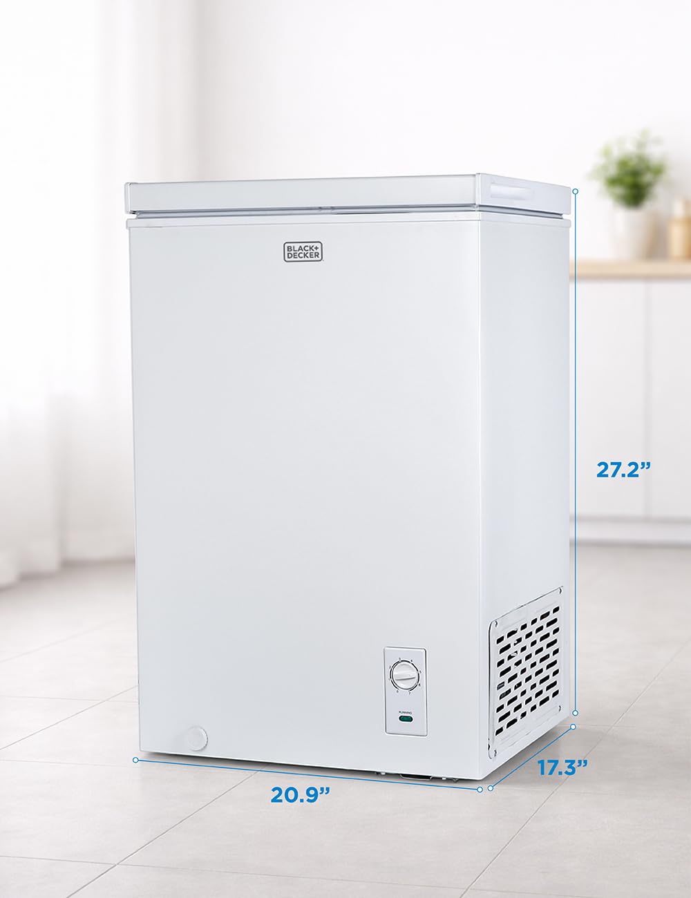 BLACK+DECKER 2.7 Cu. Ft. Compact Chest Freezer