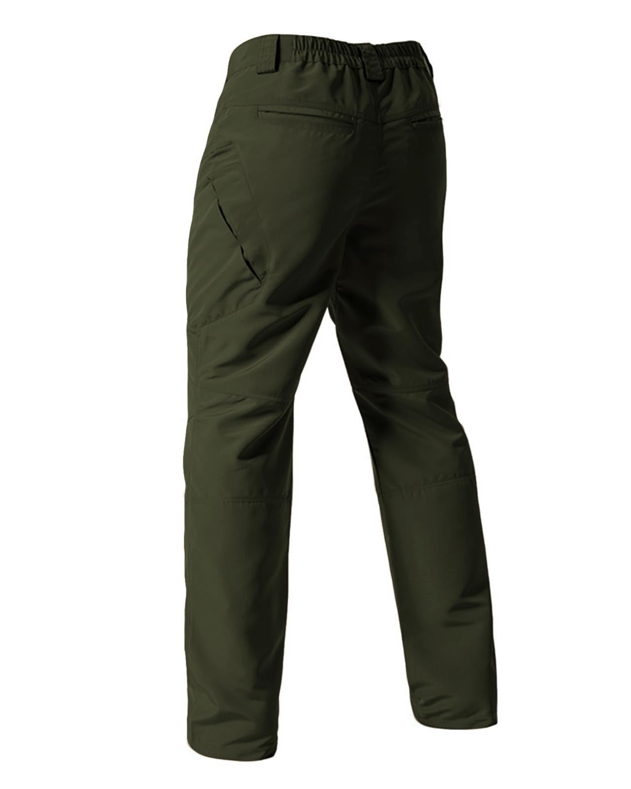 Men's Stretch Tactical Pants,Water Resistant Ripstop Cargo Pants,Lightweight Outdoor Work Hiking Pants with Pockets(No Belt)