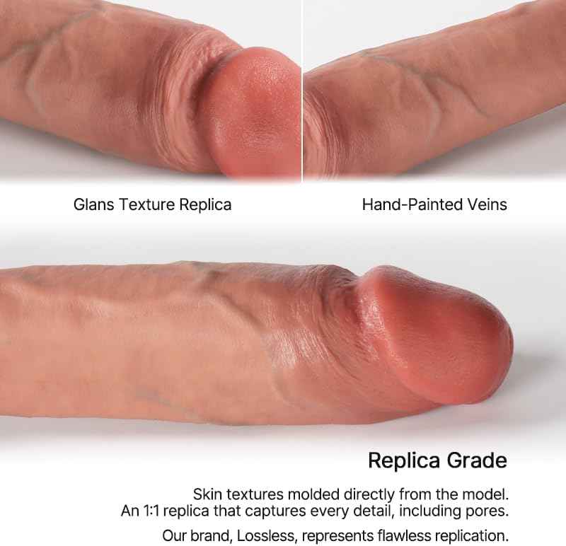 Lossless No.30 Realistic Silicone Dildo with Suction Cup 9-Inch