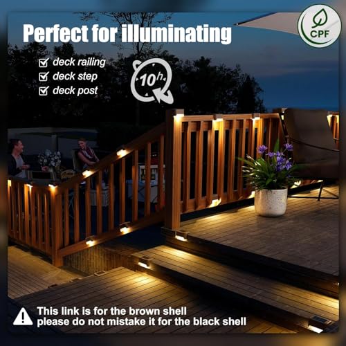 SOLPEX Solar Deck Lights Outdoor