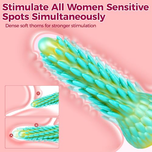 Dragon Dildo Sex Toys, 7.7'' Monster Dildo with Suction Cup, Fantasy Huge Dildos, Silicone Butt Plug Anal Dildos for Women and Men, Prostate Massager Sex Toy for Adult