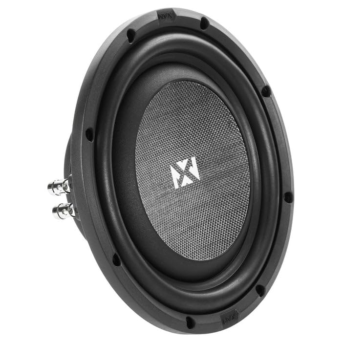 NVX SMW S-Series Shallow-Mount Dual 4-Ohm Subwoofer
