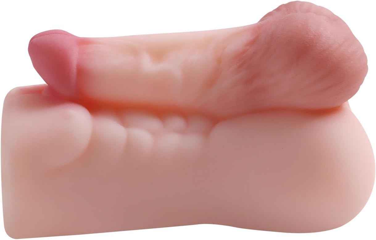 1.17LB Realistic Male Masturbator for Gay,TPE Sex Doll with Pocket Anal for Men,Lifelike Penis Stroker with Dildo Ass Butt,Male Anal Sleeve with Big Soft Balls,Adult Anal Sex Toy for Gay Masturbation