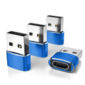 Elebase USB to USB C Adapter for iPhone 17 4Pack,USBC Female to A Male Car Charger Adapter,Type C Converter Apple 16 Pro Max 15 14 Plus,iWatch Watch 11 10 Se Ultra 3,iPad Air,Samsung Galaxy S26,Xbox