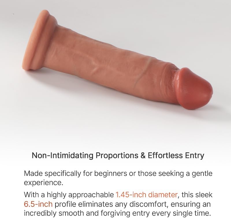 Lossless Danny Monroe Ultra-Realistic Dildo Dual-Density Silicone 6.5 Inch