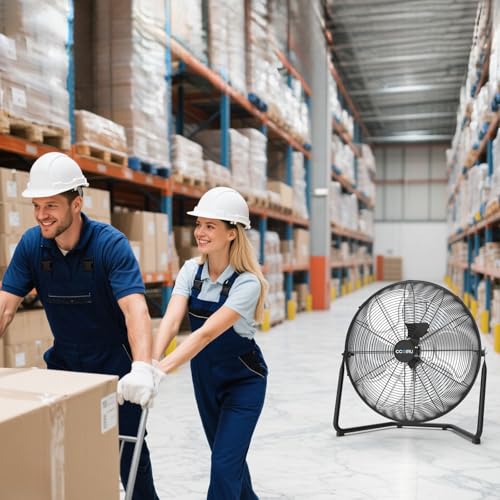 CCGIRU Industrial Floor Fan Shop Fan Heavy Duty