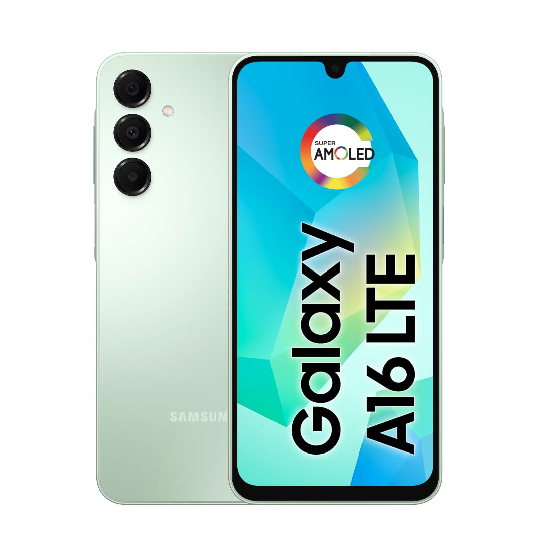 Samsung Galaxy A16 4G Dual SIM (128GB, 2025) 6.7" 90Hz AMOLED, Water Resistant, 8Core, 50MP Camera (Factory Unlocked International Model for GSM, Global) A165M/DS (25W Fast Charger Bundle)