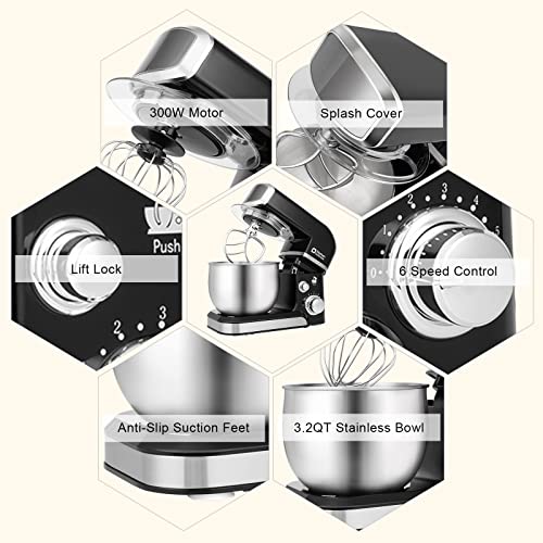 Stand Mixer, Kitchen in the box small food stand mixer for baking