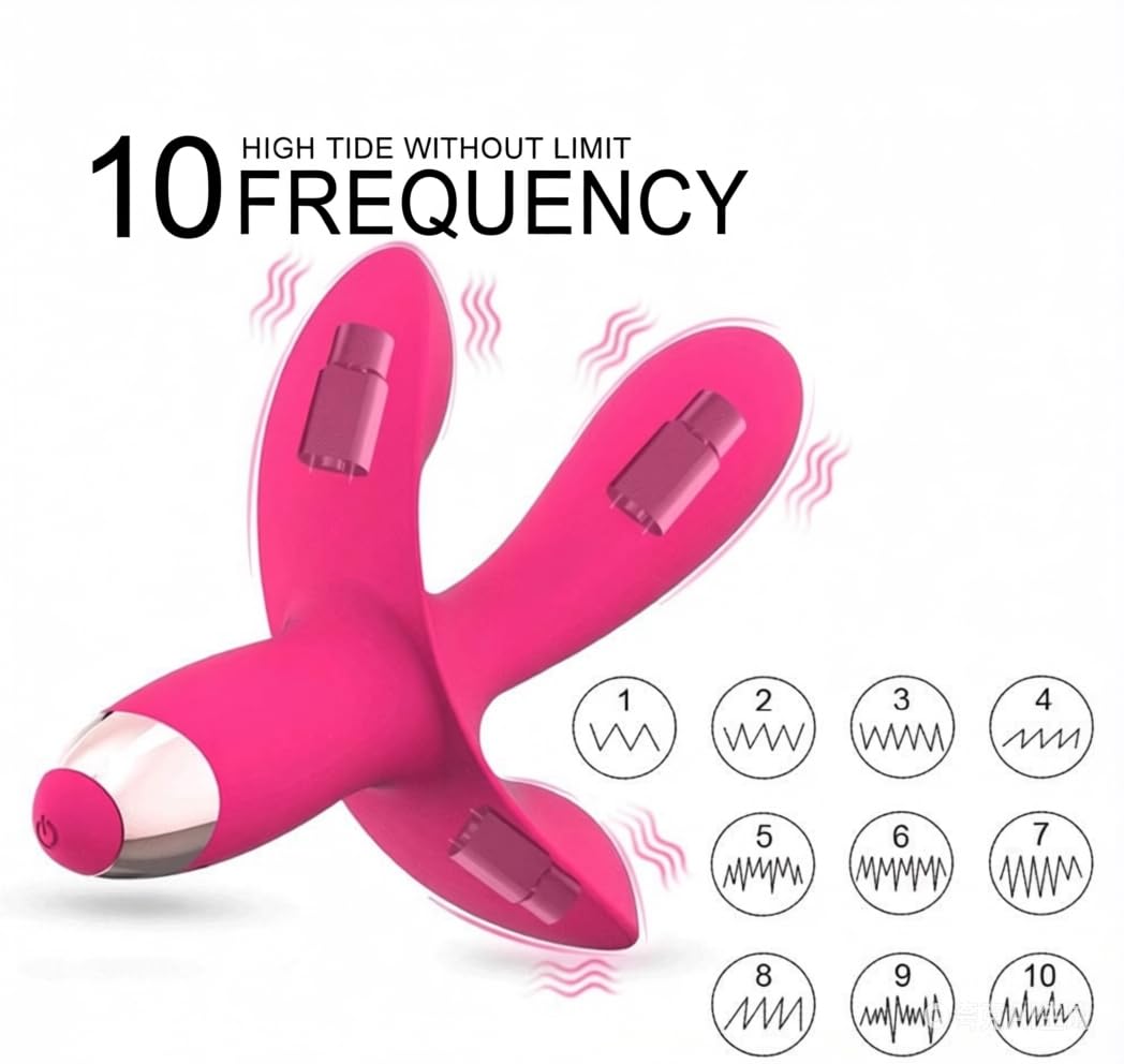 Updated Triple Stimulation Adult Tools for Women Today Waterproof 10 Powerful Modes Rechargeable Handheld Electric Travel Pocket Woman Big Gifts for Women Soft Sensory Accessories