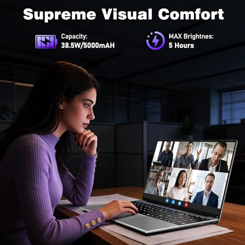 NIAKUN Laptop Computer 2026, 15.6 Inch Lap Top PC Windows 11 Pro