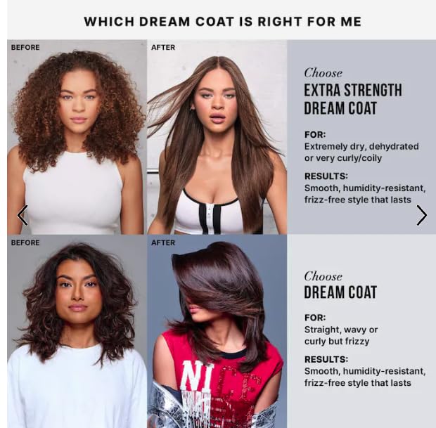 COLOR WOW Dream Coat Anti-Humidity Treatment Spray – Anti-Frizz Hair Smoothing Spray with Built-in Heat Protectant, Award-Winning Leave In Treatment for Glassy Smooth, Shiny Styles up to 3-4 Washes
