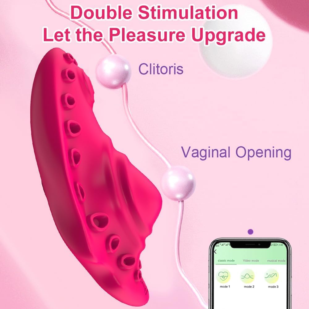 Clitiors Toys,Remote Vibaerater for Women Underwear Remote Control Virabtor Pantie,Wearable App Controlled Toys Adults Long Distance Remote Controlled Virabtor Small Discreet Virabtor B0gg5