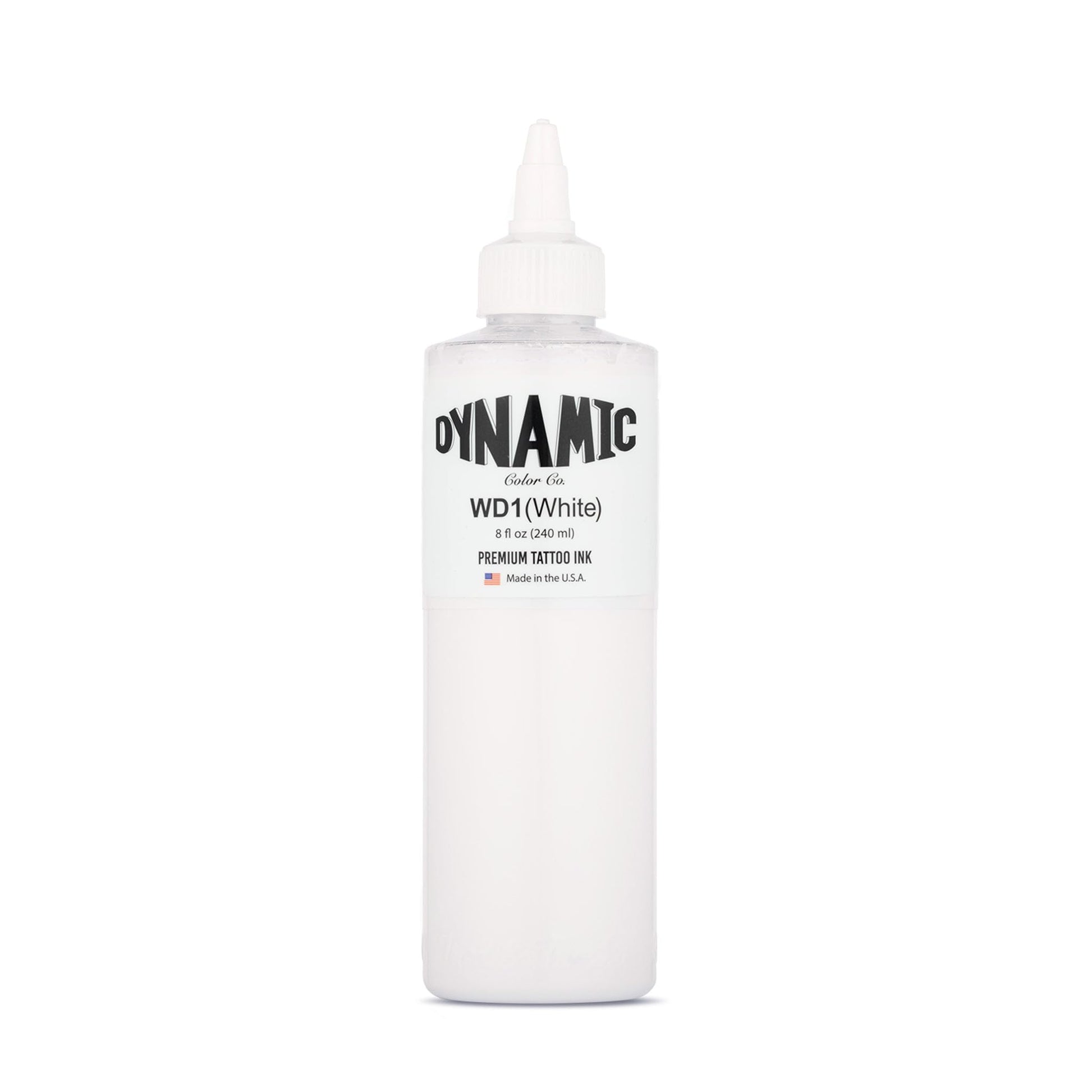 Dynamic Color Co- White Tattoo Ink, Made in USA, Sterilized, Since 1990, Vegan, Premium Quality Pigment for Vivid and Long-lasting Results