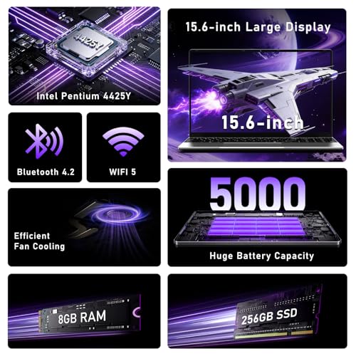 NIAKUN Laptop Computer 2026, 15.6 Inch Lap Top PC Windows 11 Pro