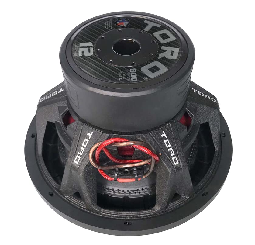 TORO TECH – 12” Car Audio Subwoofer for Cars, Trucks, Jeeps, Boats, Off Road with Hard Hitting Bass (Sold As Each)