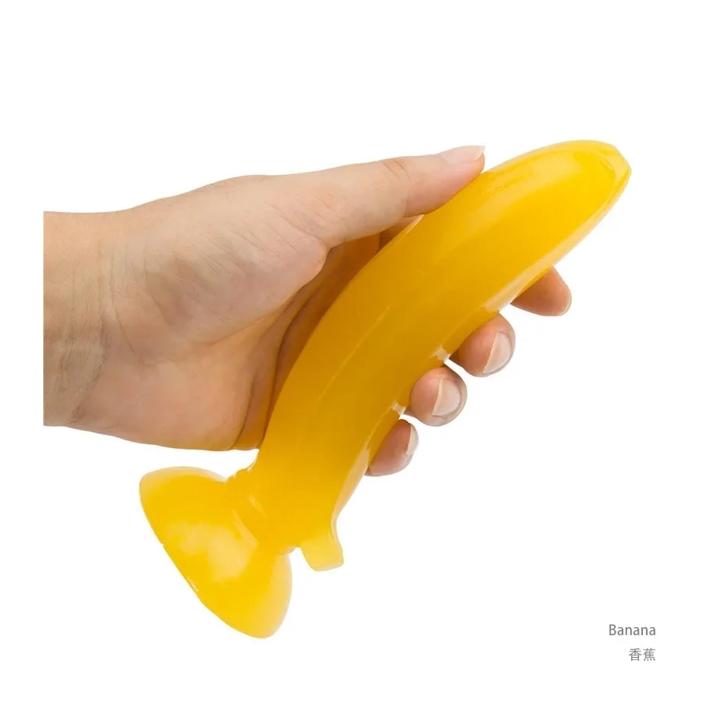 CJXQBH Soft Silicone Dildo Artificial Penis Suction Cup Strapon Jelly Realistic Cucumber Banana Corn Adult Sex Toys for Women Sex Shop