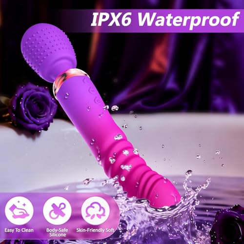 Thrusting Dildo G Spot Vibrator Wand Massager Female Couples Sex Toys 10+5+Heating Modes, Womens Sex Toy Adult Toys for Women Dildos Vibrators Consoladores, Vibrater Adult Sex Toys & Games Vibradores