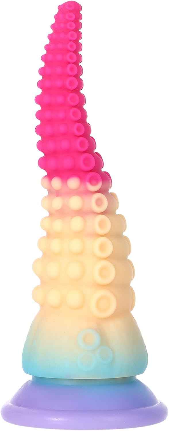 SWEETLORY Fantasy Tentacle Dildo 9in Liquid Silicone Suction Cup
