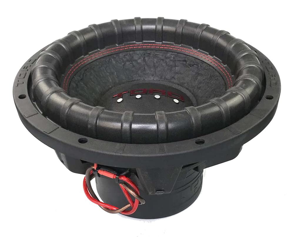 TORO TECH – 12” Car Audio Subwoofer for Cars, Trucks, Jeeps, Boats, Off Road with Hard Hitting Bass (Sold As Each)