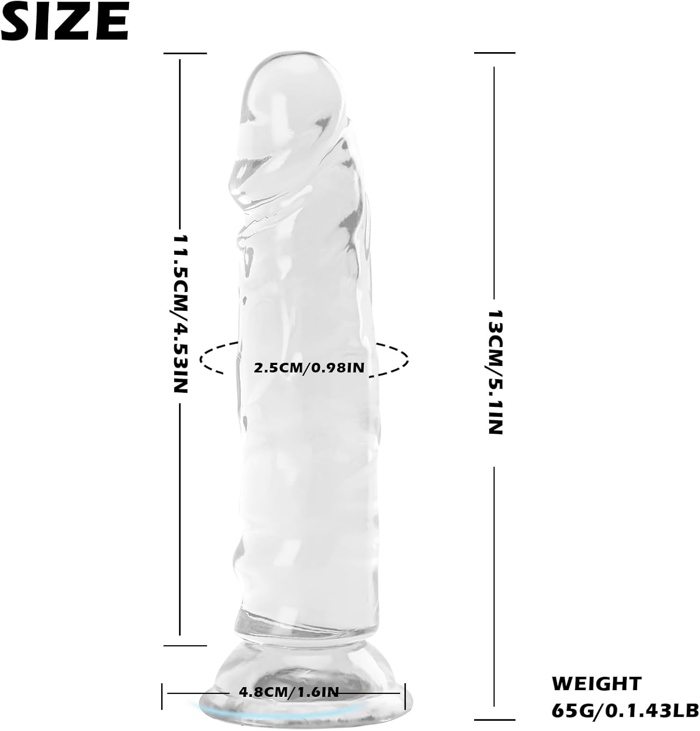 PenghaiYunfei Realistic Beginner Dildo with Powerful Suction Cup