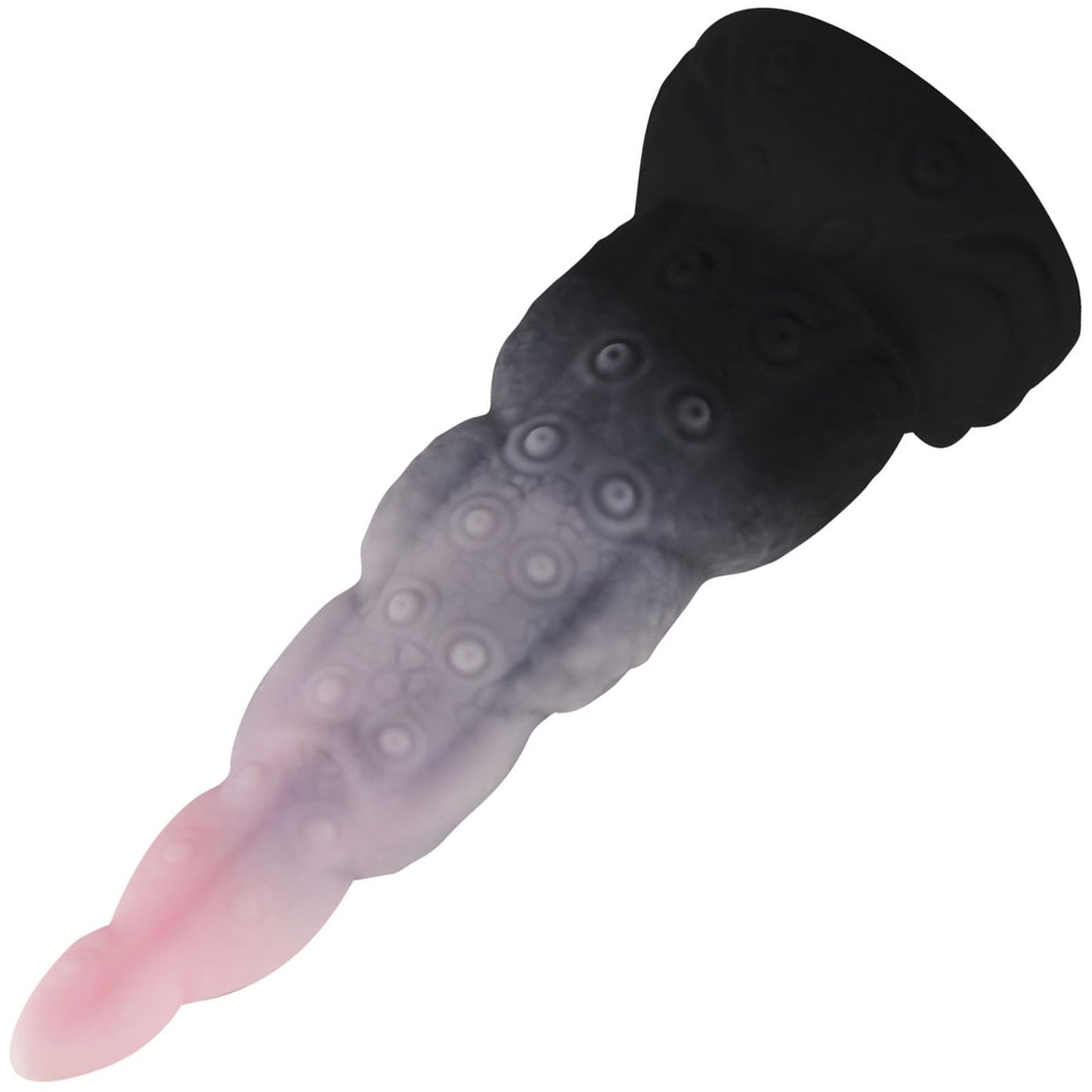 9.05/10.23/11.81" Silicone Monster Dildo Fantasy Tongue Penis, Huge Dildos Wide Diameter Thin Thickness Butt Plug with Powerful Suction Base for Hands-Free Play, Anal G-Spot Sex Toys for Men Women