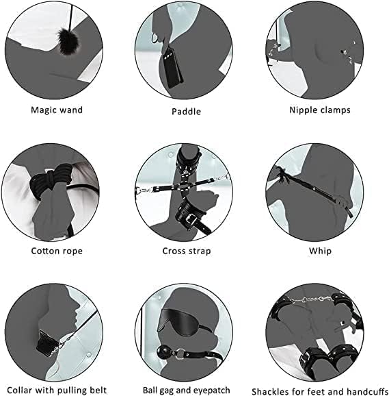 Sexy Straps and Restraints for Couples Sex Tie Downs Under Mattress for King Bed Wrist and Ankle Bondage Restraints Kit for Couples Queen Bed Sexy Handcuffs SM Toys Adult Play Sweater t7