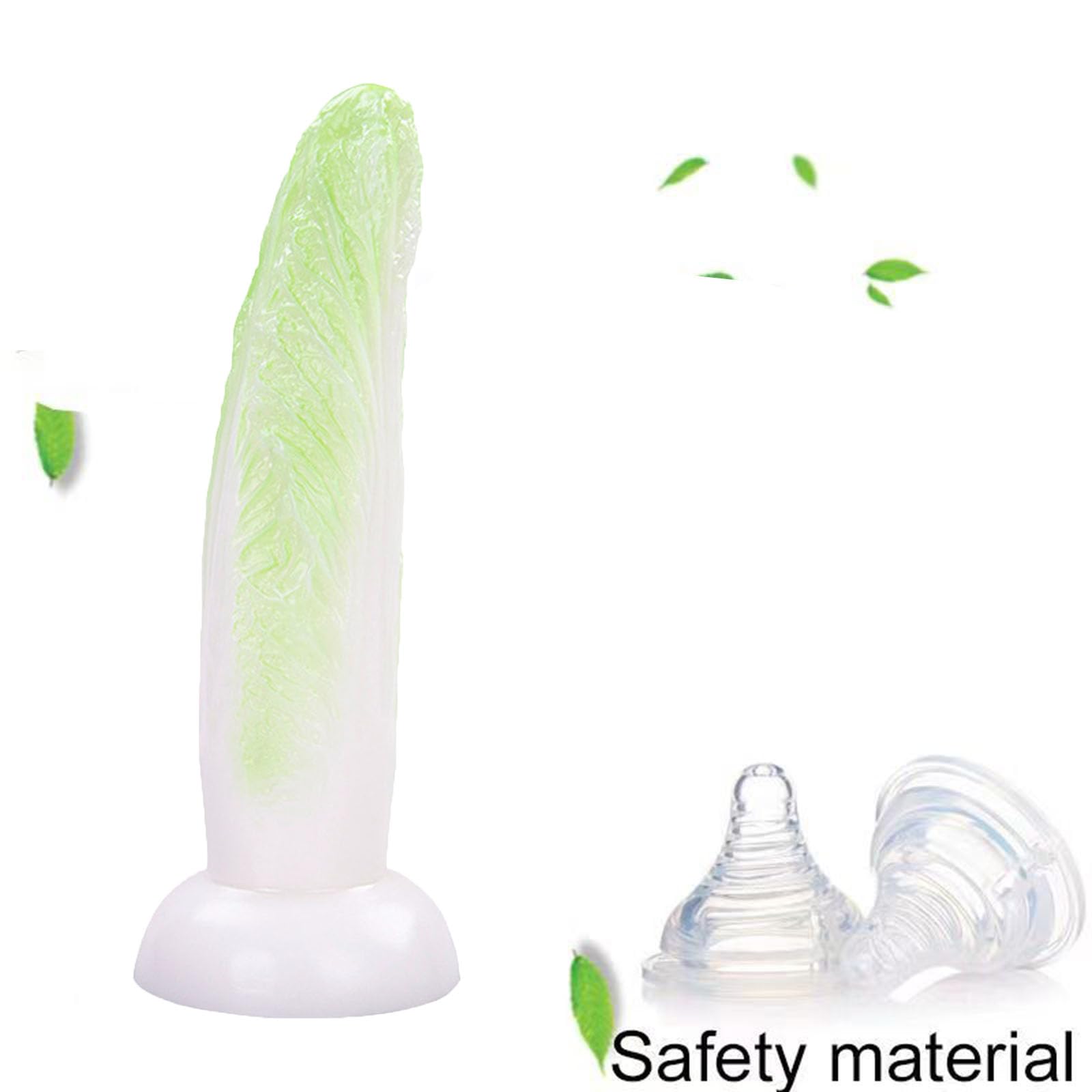 7.87 inch Corn Shape Soft Silicone Realistic Dildo with Strong Suction Cup Sex Toy Clitoral Dildo Anal Dildo Plug with Textures for Women Men