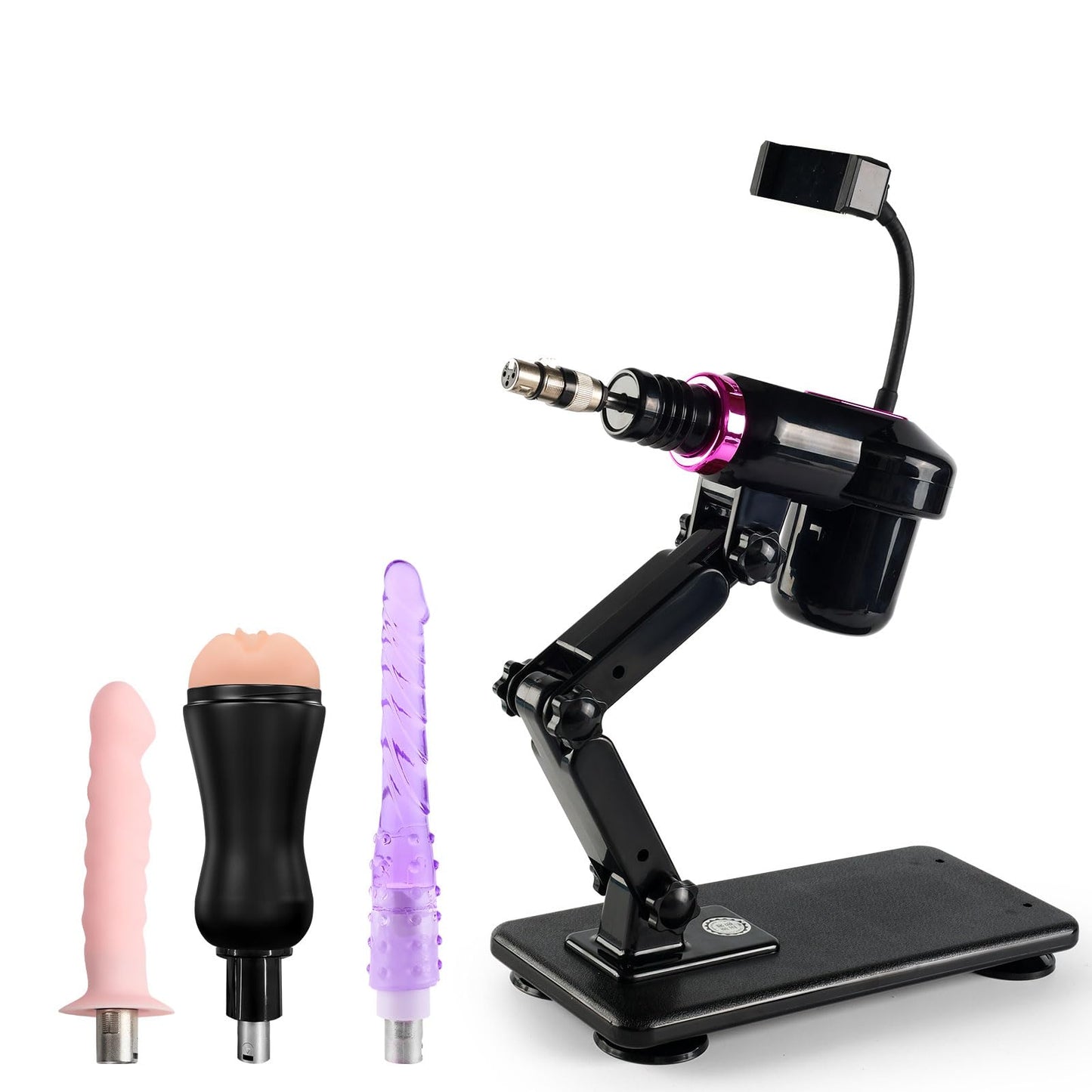 Jynkry Sex Machine Automatic Thrusting with 2 Small Dildos & Masturbator Cup - Adult Sex Toys for Men, Women, Couples