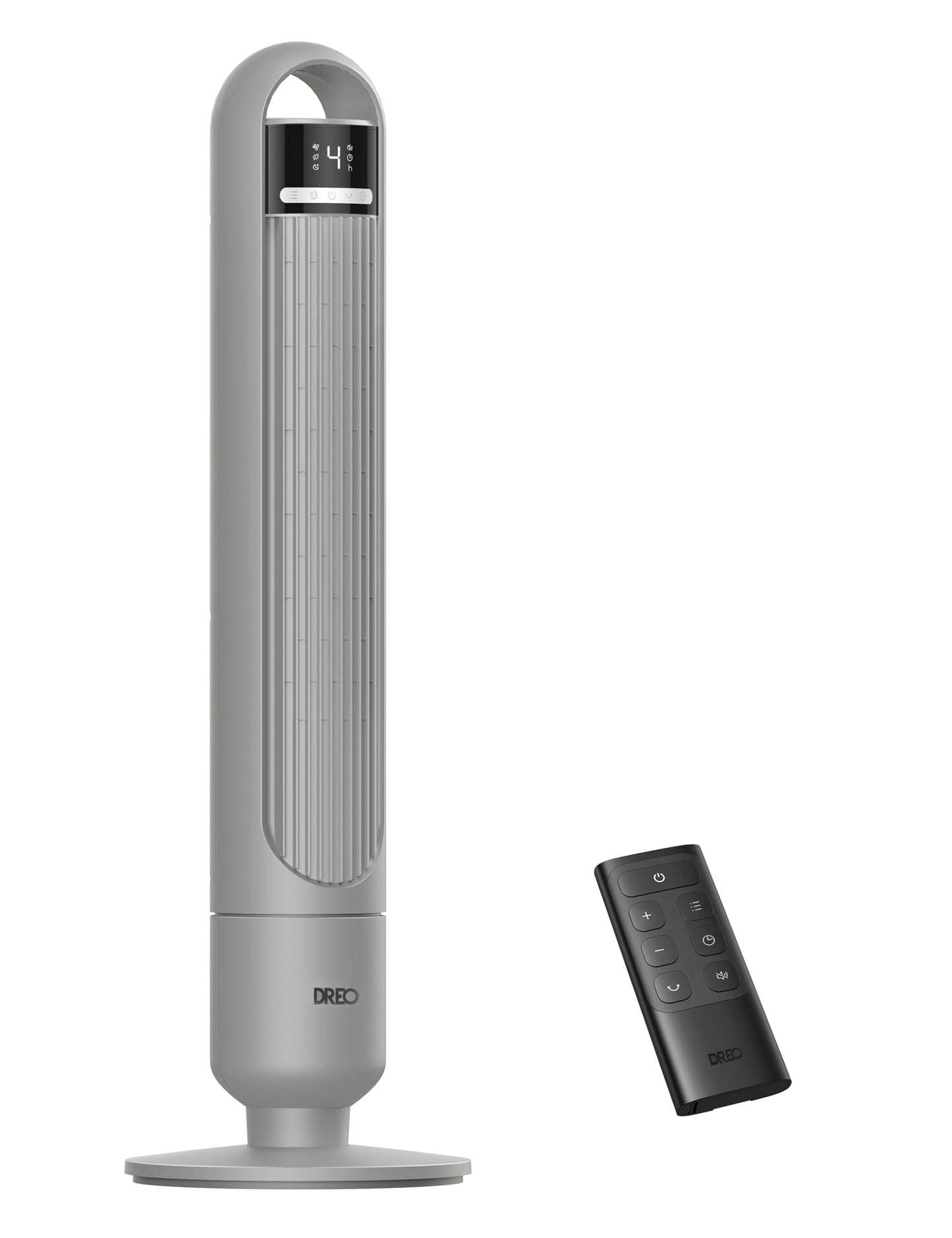 DREO Tower Fan for Bedroom, 90° Oscillating Standing Fans for Room with 4 Speeds, 3 Modes, 28dB Quiet for Sleep, 25ft/s Velocity, 8H Timer, Remote, Living Room, Office, Home, TF117