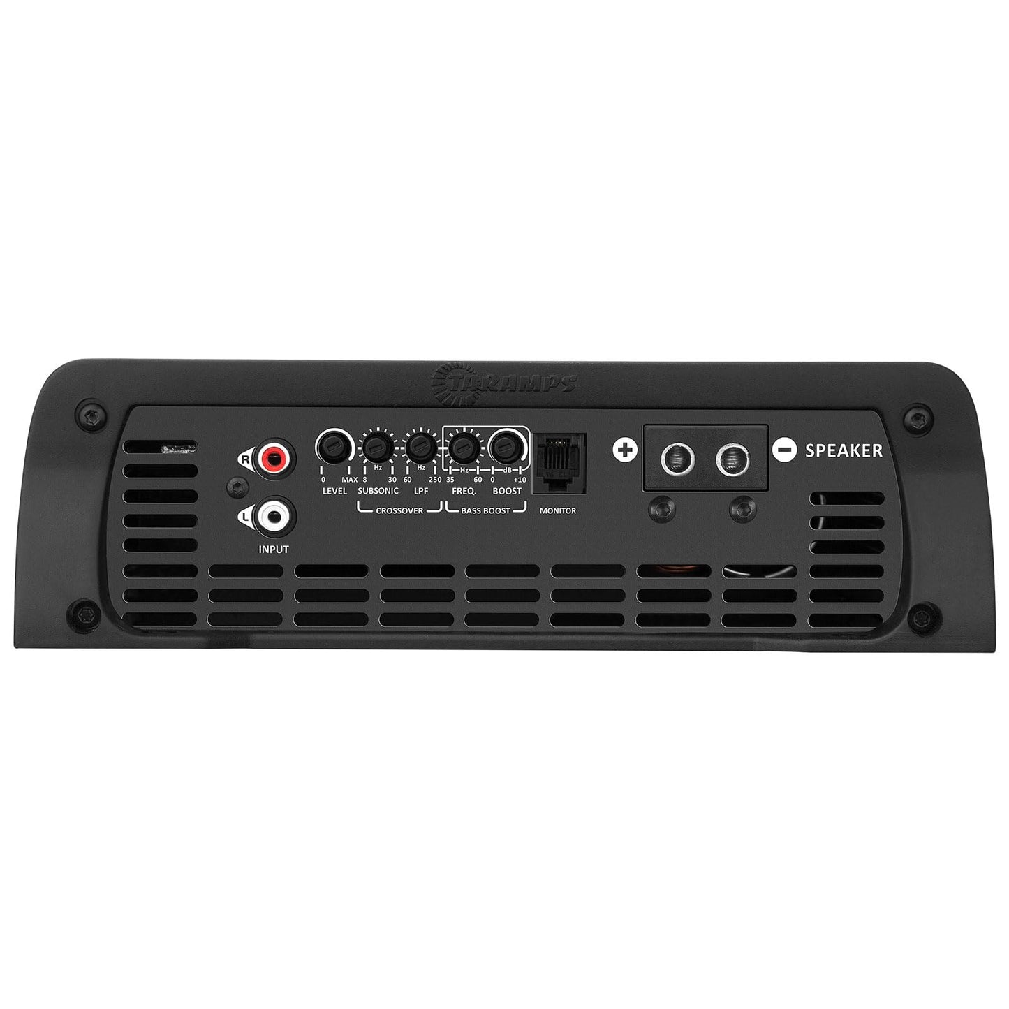 Taramps BASS 3k 1 Ohm 1 Channel Mosfet Amplifier 3000 Watts RMS, Monoblock, Subsonic Filter, Low Pass Crossover, Bass Boost, RCA, Class D, Car Audio System, Great for Subwoofers, Max Power