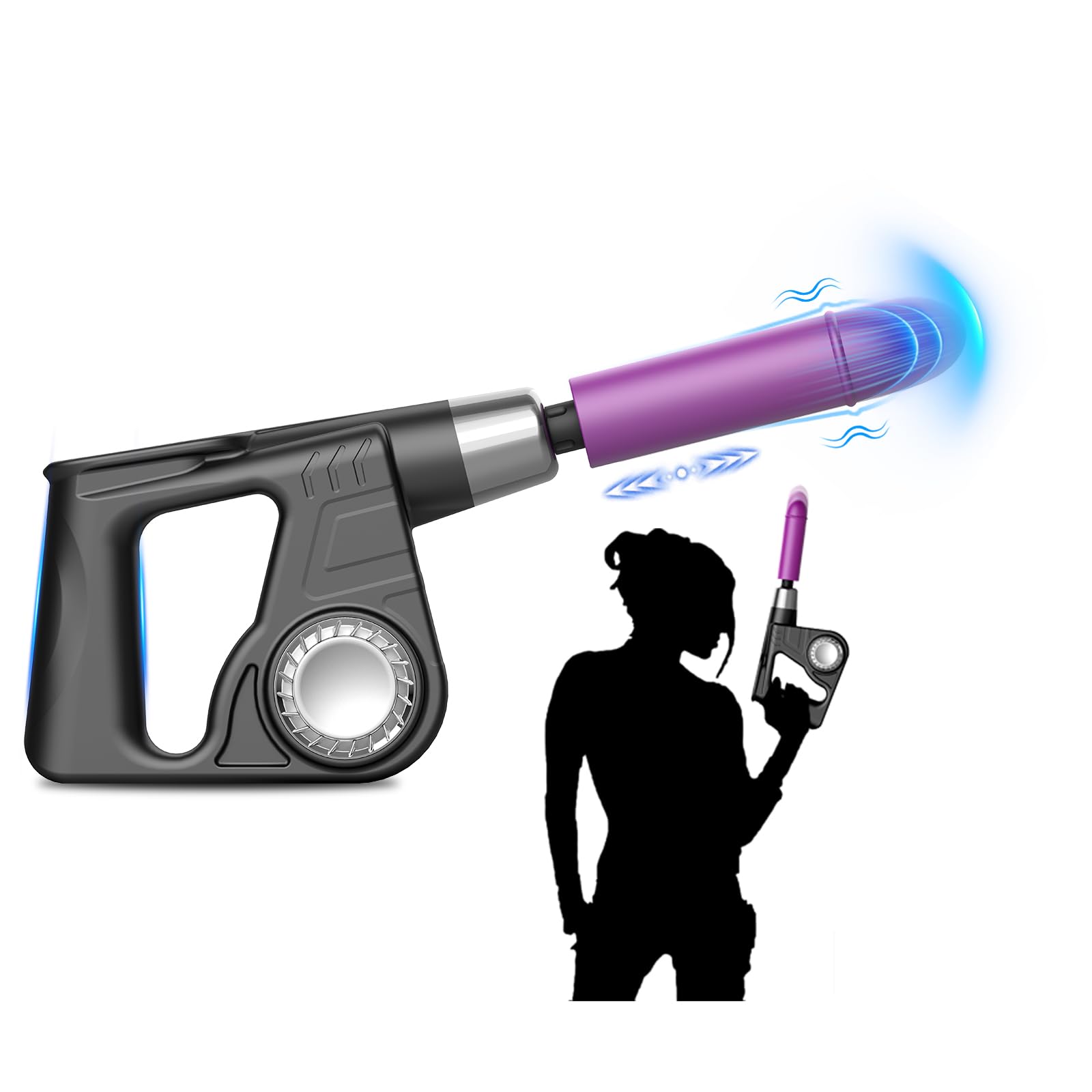 Handheld Sex Machine for Women Quiet, Sex Toys Machine Rechargeable, Powerful Thrusting Vibrator Portable G Spot Dildo Machine for Couples, Dildo Thrusting Anal Vibrator with Strong Modes for Woman