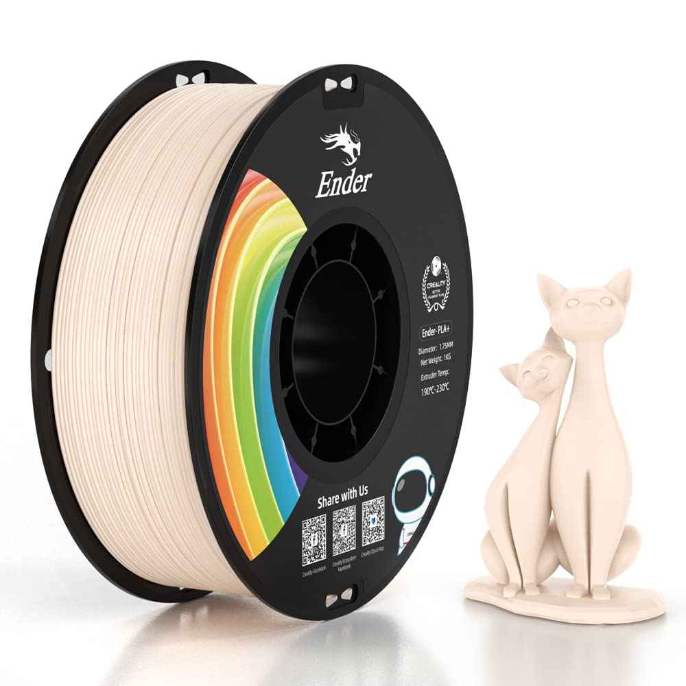 Creality 3D Printer Filament, PLA Plus Filament 1.75mm Apple Green
