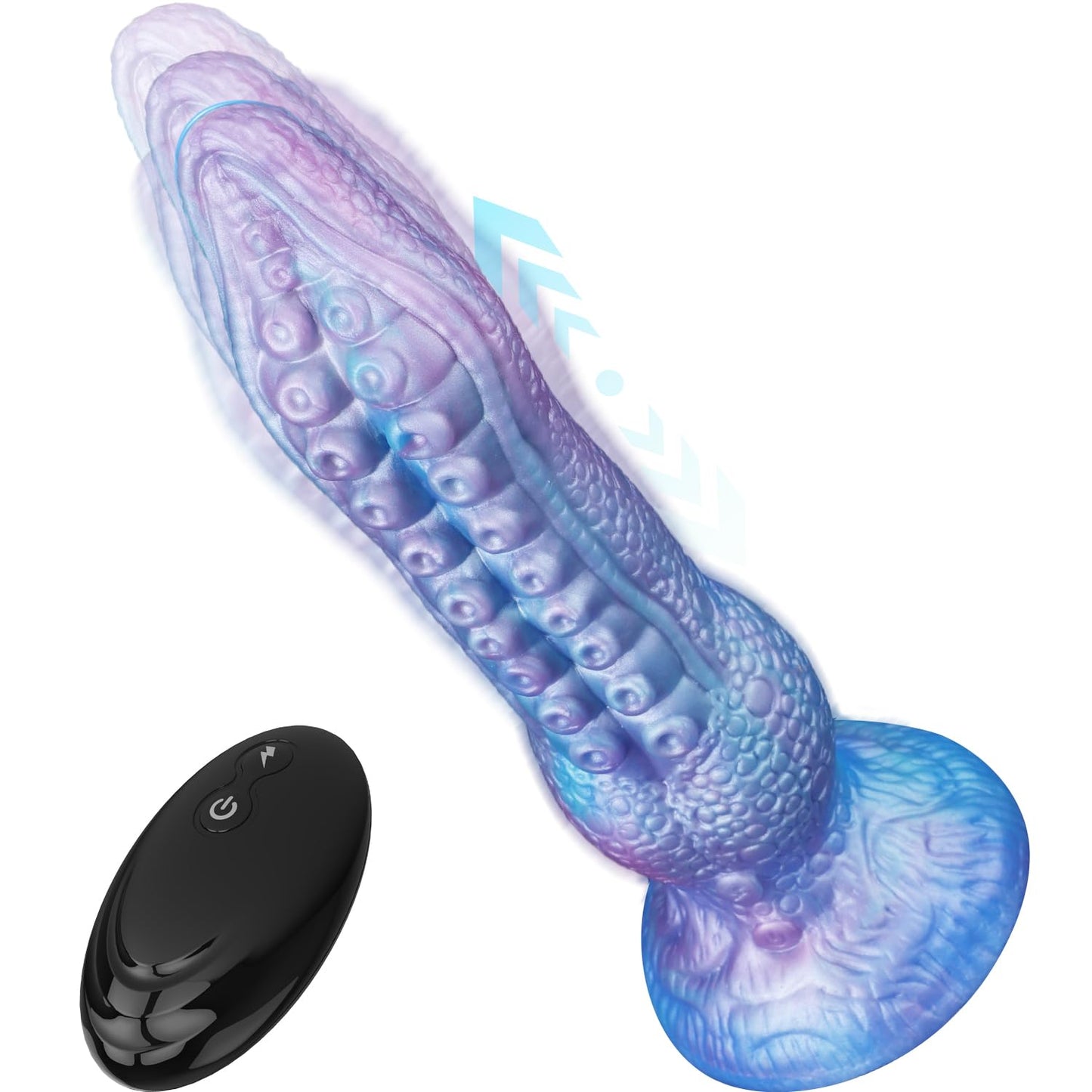 SHIJI 8.7'' Fantasy Thrusting Dildo Vibrator Sex Toy,3 Fast Thrusting & 10 Vibration Modes,Women G-spot Dildo Male Prostate Massager with Strong Suction Cup,Remote Control Vaginal Clit Anal Stimulator