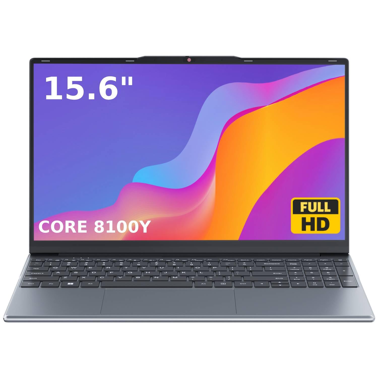 OTVOC Laptop Computer 15.6 inch, Compatible with Windows 11, Core Processor, 4GB RAM, 128GB SSD, Up to 2TB, 15.6" FHD IPS 1920x1080, for Students, Business