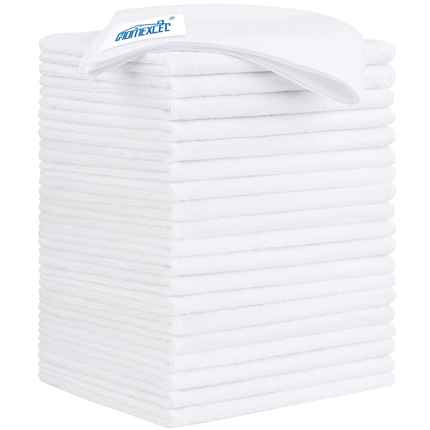 HOMEXCEL Microfiber Cleaning Cloth, Premium Microfiber Towels for Cars, Lint Free, Scratch-Free, Highly Absorbent, Reusable Cleaning Rags for Car, Household, Kitchen, Window
