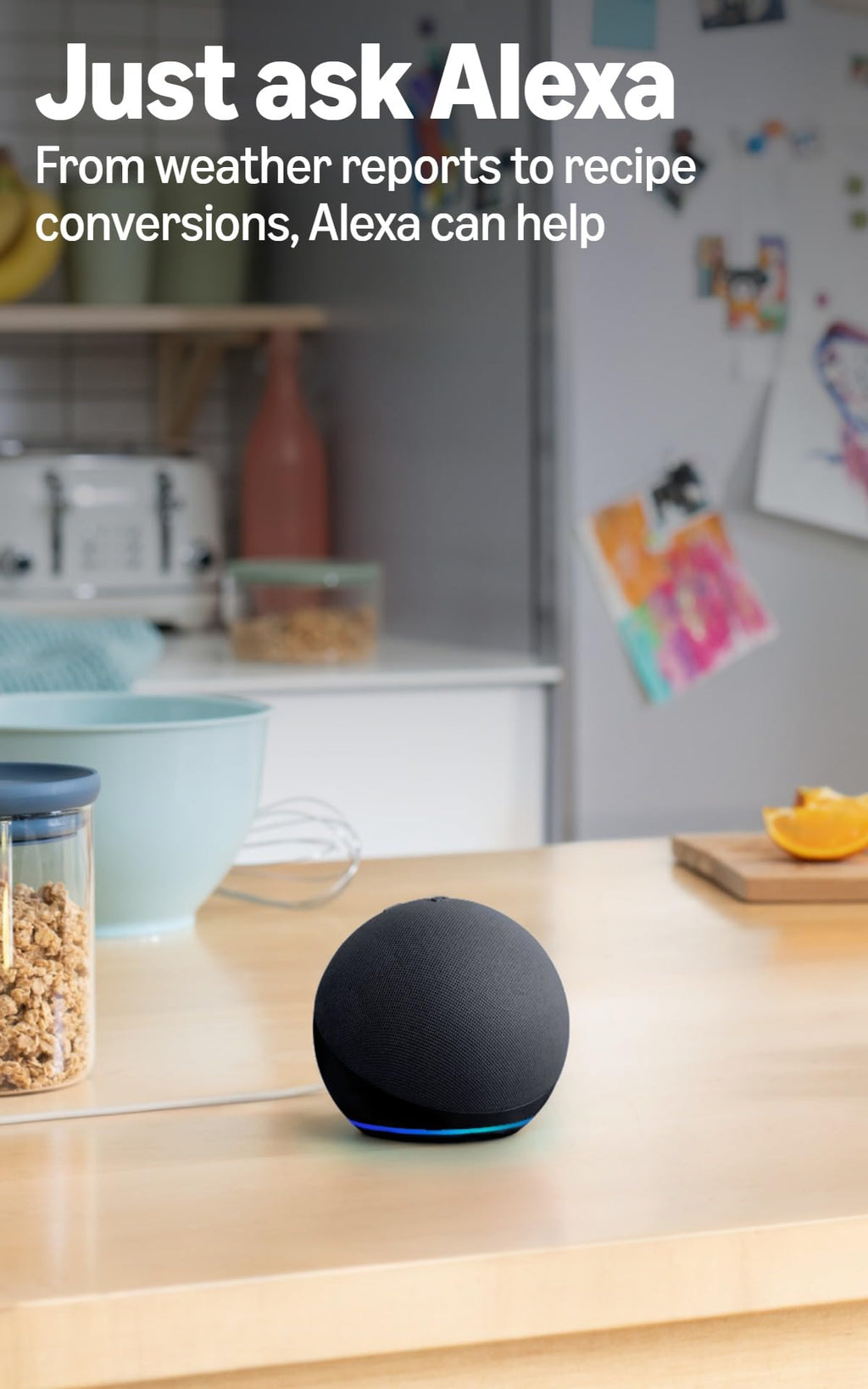Amazon Echo Dot (newest model) - Vibrant sounding speaker, Designed for Alexa+, Great for bedrooms, dining rooms and offices, Glacier White