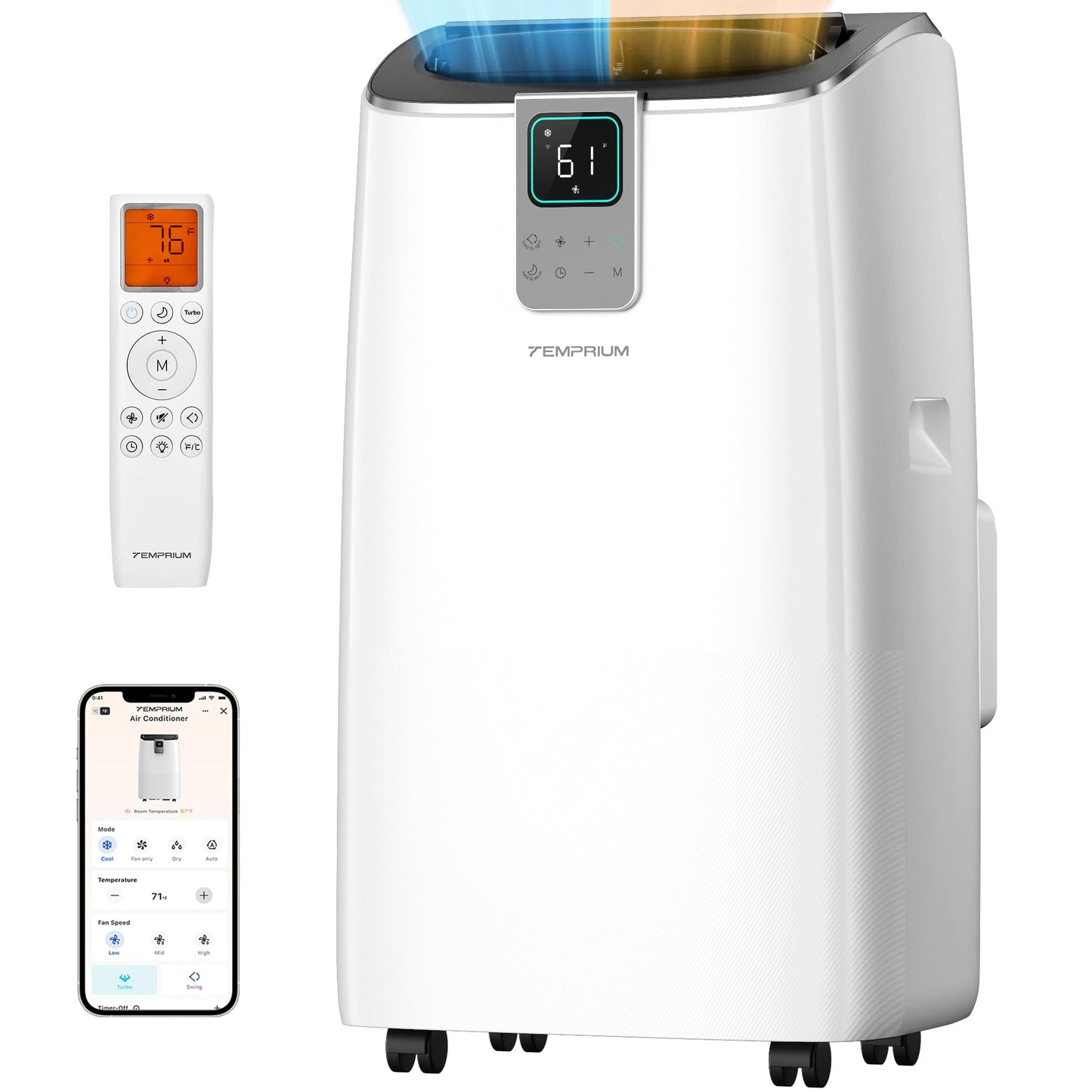 Temprium Portable Air Conditioners, PAC009-P2