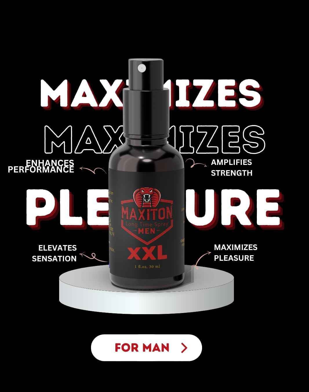 Desensitizing Delay Spray, Clinically Validated to Enhance Duration of Intimacy, Male Climax Control Spray for Men Last Longer in Bed Prolong Climax for Him Novelties, (30 ml) 240 Sprays