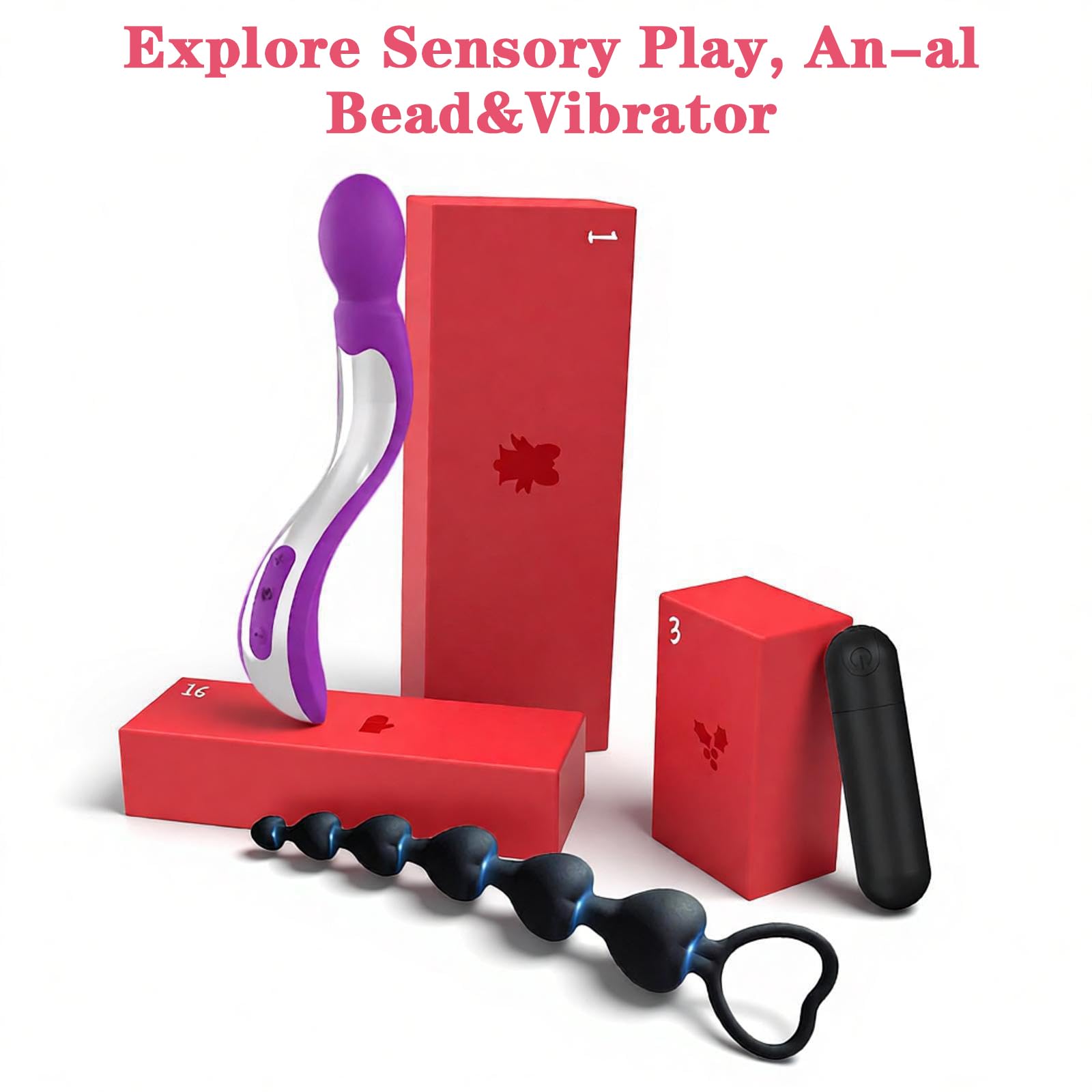 Sex Toy Gifts 2026 | Worth Over $160, 20 PCS Surprise Gift Set | Couple Adult Sex Toy Kit | Vibrator, BDSM Kit, Masturbator, Anal Plug&Bead etc., Ideal Gift for Women/Men/Birthday