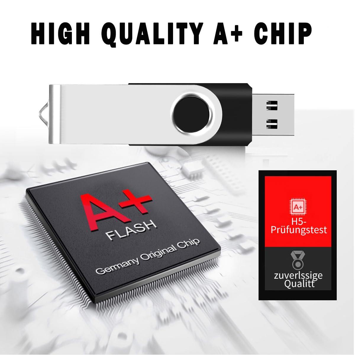 Black USB Flash Drive Pack