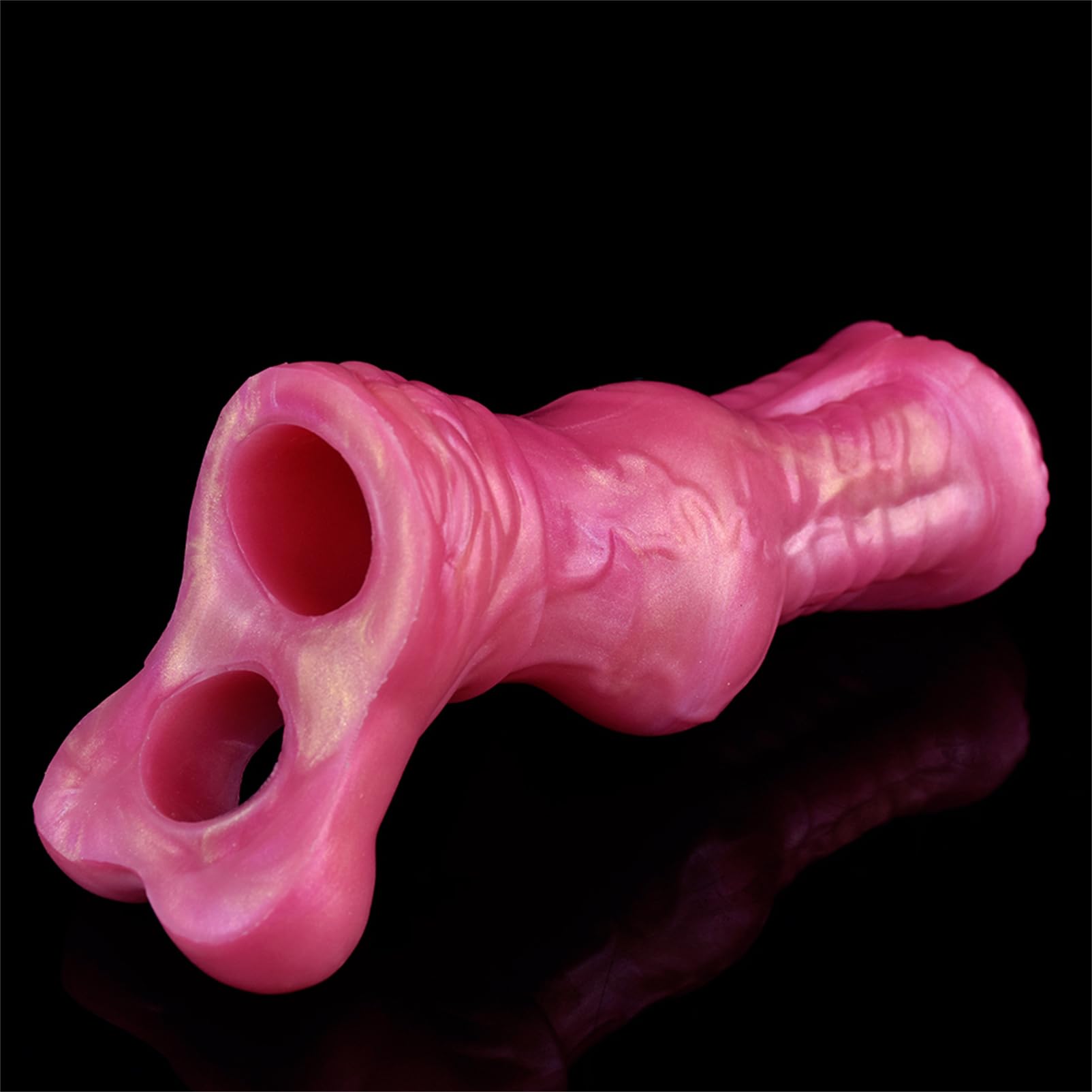 ZEEHUU Huge Knot Penis Sleeve Silicone Penis Enlarger Sleeve with Cock Ring Adult Sex Toy: Realistic Penis Extender Sleeve Men Sex Tool, Monster Penis Sheath for Men