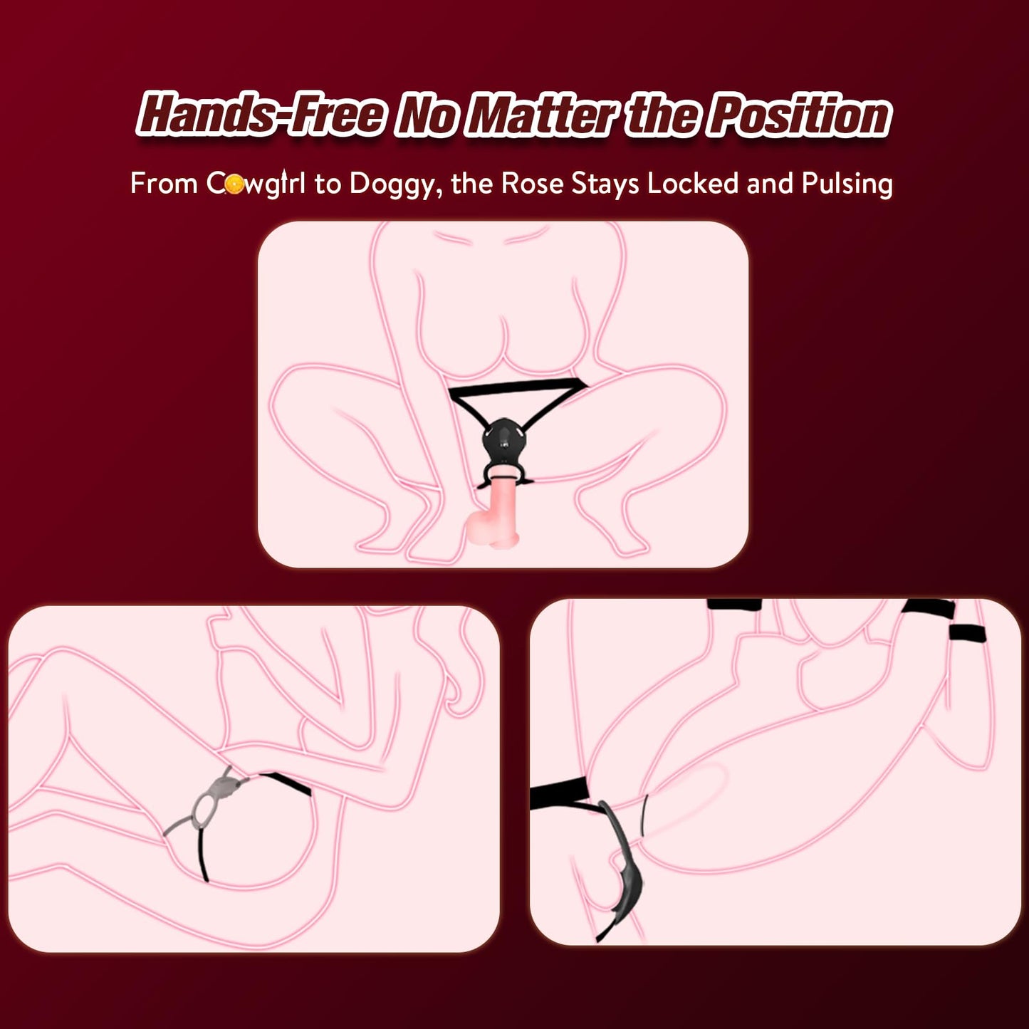 Portable Mini Vibrator for Women with 9 Vibration Modes, Quiet and Easy to Use Female Adult Sex Toy
